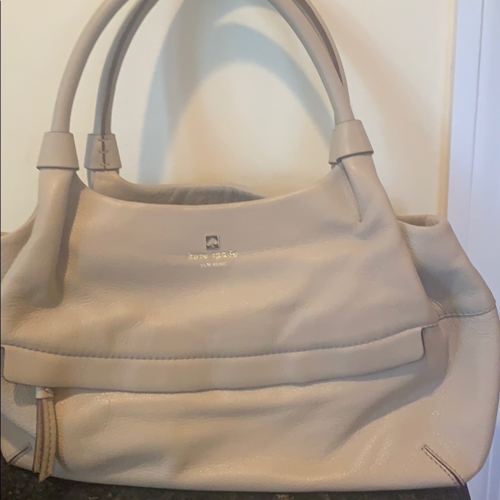 Kate Spade, tote- tan, Gently Used